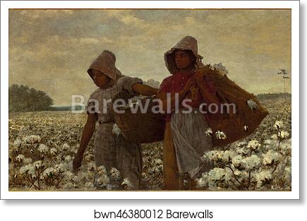 The Cotton Pickers by Winslow Homer, Art Print