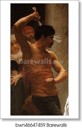 The Flagellation of Christ. Detail by William-Adolphe Bouguereau, Art Print The Flagellation of Christ. Detail by William-Adolphe Bouguereau, Art Print