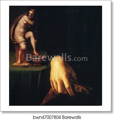 Portrait of Young Man with a Lute. Detail by Agnolo Bronzino, Art Print Portrait of Young Man with a Lute. Detail by Agnolo Bronzino, Art Print