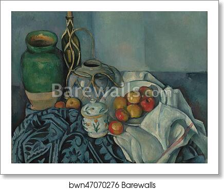 Still Life with Apples by Paul Cézanne, Art Print