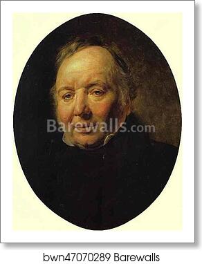 Portrait of Francesco Ascani by Karl Brulloff, Art Print