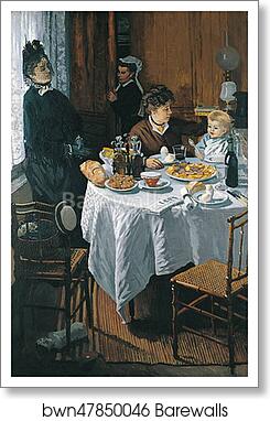 The Luncheon by Claude Monet, Art Print