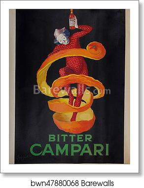 Bitter Campari by Leonetto Cappiello, Art Print