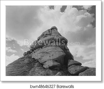 Rock and Cloud, Kings River Canyon (Proposed as a national park), California, 1936. Photographs of National Parks and Monuments, compiled 1941 - 1942, documenting the period ca. 1933 - 1942 by Ansel Adams (1902-1984), Art Print Rock and Cloud, Kings River Canyon (Proposed as a national park), California, 1936. Photographs of National Parks and Monuments, compiled 1941 - 1942, documenting the period ca. 1933 - 1942 by Ansel Adams (1902-1984), Art Print
