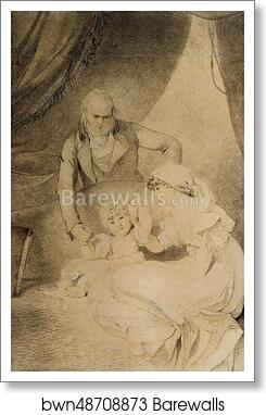 Mr and Mrs John Allnutt with Their Daughter Anna by Sir Thomas Lawrence, Art Print