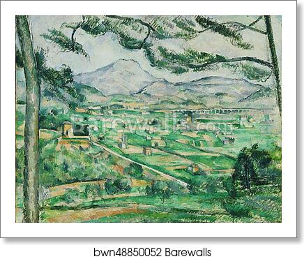 Mont Sainte-Victoire by Paul Cézanne, Art Print