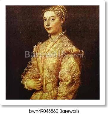 Portrait of a Girl (Lavinia) by Titian, Art Print