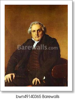 Portrait of Louis-Francois Bertin by Jean-Auguste-Dominique Ingres, Art Print Portrait of Louis-Francois Bertin by Jean-Auguste-Dominique Ingres, Art Print