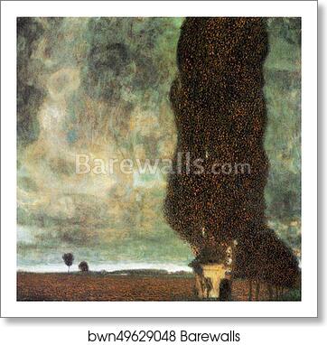 The Big Poplar II by Gustav Klimt, Art Print