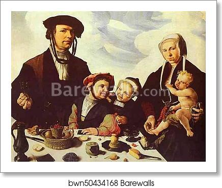Family Portrait by Maerten Jacobsz Van Heemskerck, Art Print Family Portrait by Maerten Jacobsz Van Heemskerck, Art Print