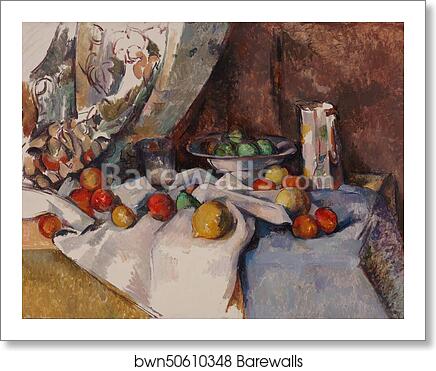 Still Life with Apples by Paul Cézanne, Art Print