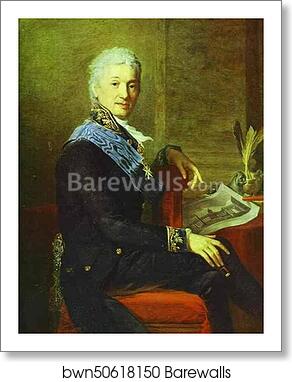 Portrait of Count Alexander Stroganoff, the President of the Academy of Arts (1800-1811) by Jean-Laurent Mosnier, Art Print Portrait of Count Alexander Stroganoff, the President of the Academy of Arts (1800-1811) by Jean-Laurent Mosnier, Art Print