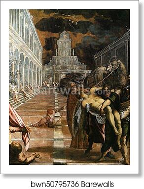 Translation of the Body of St. Mark by Jacopo Robusti, Called Tintoretto, Art Print
