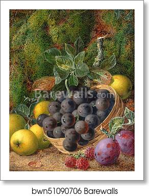 Grapes by George Clare, Art Print