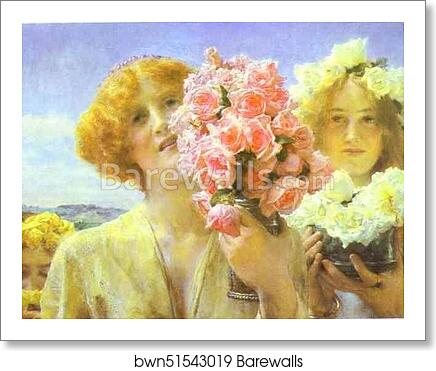 Summer Offering by Sir Lawrence Alma-Tadema, Art Print