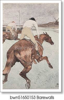 The Jockey by Henri De Toulouse-Lautrec, Art Print