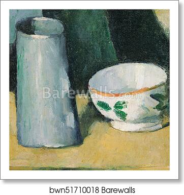 Bowl and Milk-Jug by Paul Cézanne, Art Print