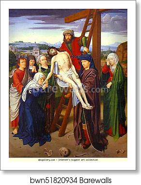 The Deposition by Gerard David, Art Print