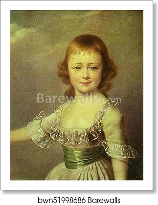 Portrait of Grand Duchess Ekaterina Pavlovna as a Child by Dmitry Levitzky, Art Print Portrait of Grand Duchess Ekaterina Pavlovna as a Child by Dmitry Levitzky, Art Print