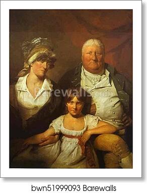 William Chalmers-Bethune, His Wife Isabella Morison and their Daughter Isabella by Sir David Wilkie, Art Print William Chalmers-Bethune, His Wife Isabella Morison and their Daughter Isabella by Sir David Wilkie, Art Print