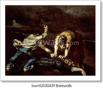 The Murder by Paul Cézanne, Art Print