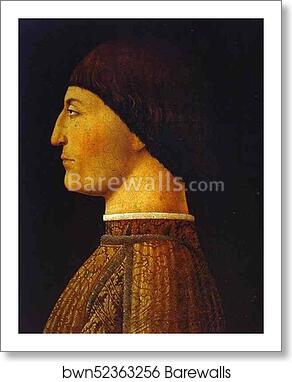 Portrait of Sigismondo Pandolfo Malatesta, the Prince of Rimini by Piero Della Francesca, Art Print Portrait of Sigismondo Pandolfo Malatesta, the Prince of Rimini by Piero Della Francesca, Art Print