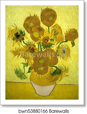 Sunflowers by Vincent Van Gogh, Art Print