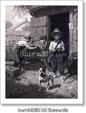 Slim Finnegan by Norman Rockwell, Art Print