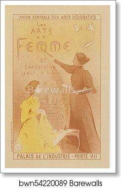 La deuxième Exposition des "Arts de la Femme" by Étienne Moreau-Nélaton, Art Print