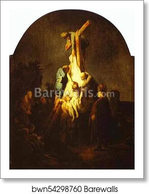 The Descent from the Cross by Rembrandt Harmenszoon Van Rijn, Art Print
