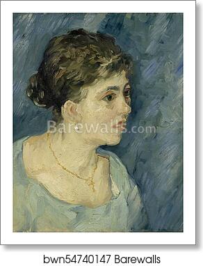 Portrait of a prostitute by Vincent Van Gogh, Art Print