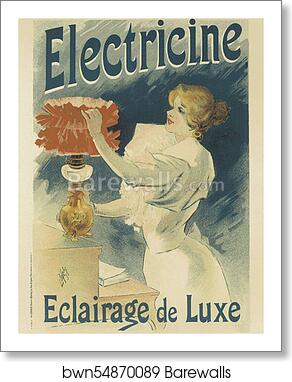 Électricine  by Lucien Lefèvre, Art Print
