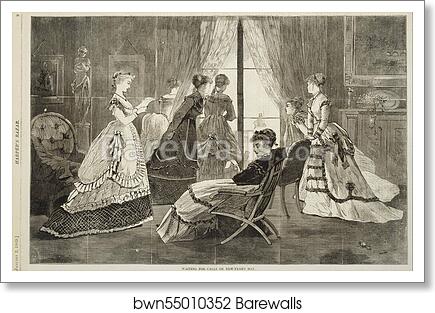 Waiting for Calls on New-Year's Day by Winslow Homer, Art Print
