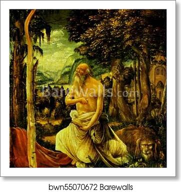 The Penitence of St. Jerome by Albrecht Altdorfer, Art Print