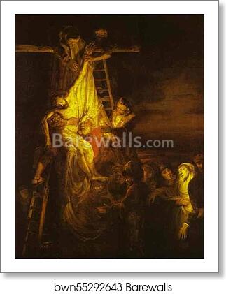 The Descent from the Cross by Rembrandt Harmenszoon Van Rijn, Art Print The Descent from the Cross by Rembrandt Harmenszoon Van Rijn, Art Print