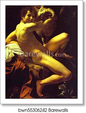 St. John the Baptist by Caravaggio, Art Print