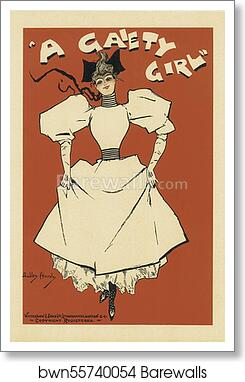 A Gaiety Girl by Dudley Hardy, Art Print