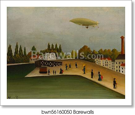 Quai d'Ivry by Henri Rousseau, Art Print