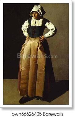 The Old Woman by Georges De La Tour, Art Print