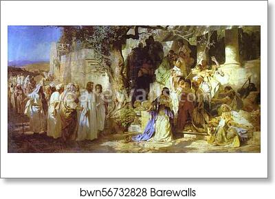 Christ and Sinner. The First Meeting of Christ and Mary Magdalene by Henryk Hector Siemiradzki, Art Print Christ and Sinner. The First Meeting of Christ and Mary Magdalene by Henryk Hector Siemiradzki, Art Print