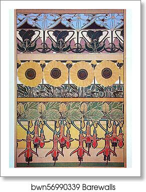 Documents Decoratifs by Alphonse Mucha, Art Print
