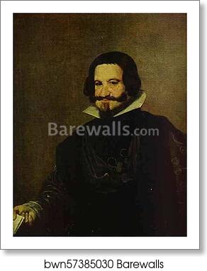 Portrait of Caspar de Guzman, Count of Olivares, Prime Minister of Philip IV by Diego Velázquez, Art Print