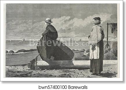 Dad's Coming! by Winslow Homer, Art Print