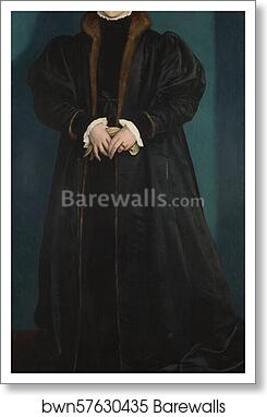 Christina of Denmark, Duchess of Milan by Hans Holbein The Younger, Art Print