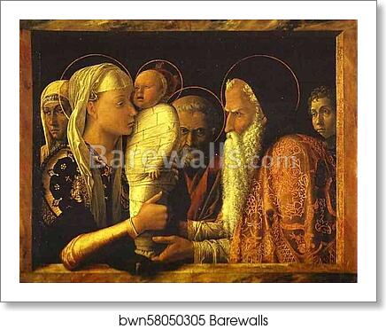 The Presentation in the Temple by Andrea Mantegna, Art Print The Presentation in the Temple by Andrea Mantegna, Art Print