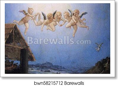 Adoration of the Shepherds. Detail by Agnolo Bronzino, Art Print Adoration of the Shepherds. Detail by Agnolo Bronzino, Art Print