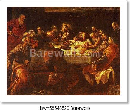 The Last Supper by Jacopo Robusti, Called Tintoretto, Art Print The Last Supper by Jacopo Robusti, Called Tintoretto, Art Print