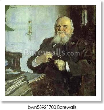Portrait of Alexander Turchaninov by Valentin Serov, Art Print