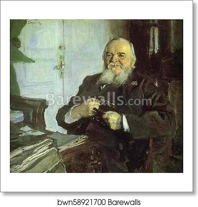 Portrait of Alexander Turchaninov by Valentin Serov, Art Print Portrait of Alexander Turchaninov by Valentin Serov, Art Print