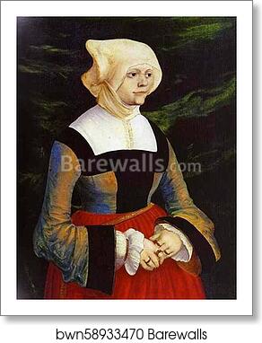 Portrait of a Young Woman by Albrecht Altdorfer, Art Print